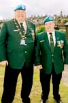 Liam Murphy (Chairman Irish United Nations Veterans Association) and Paddy Gannon (Irish United Veterans Association)