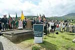 Michael Smith, Minister of Defence for Ireland, speaking at the dedication ceremony for Cornelius Coughlan, V.C.